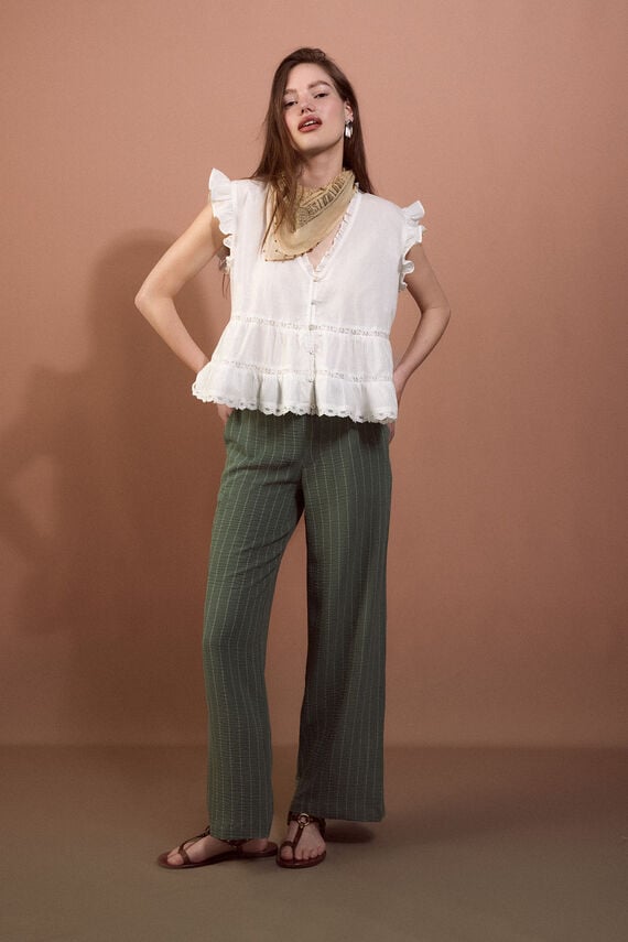 Pantalón de pata ancha