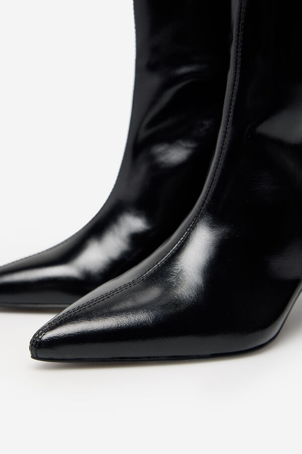 Cortefiel Thin heel boot Black