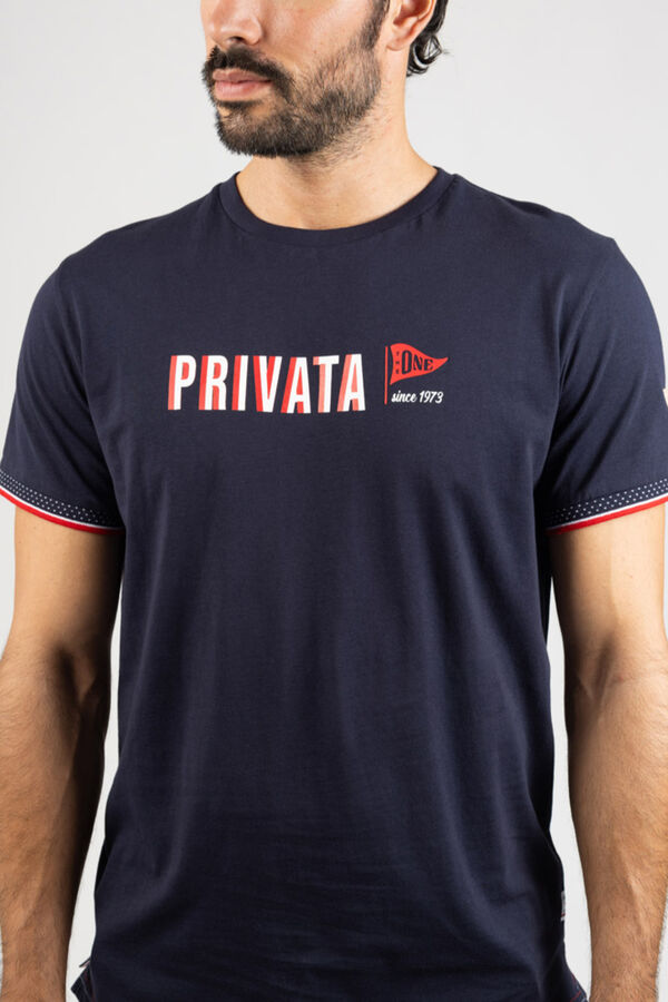 Privata Short sleeve T-shirt Navy
