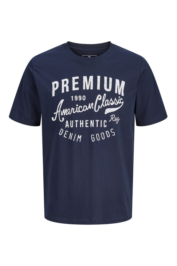 Jack & Jones Cotton regular fit T-shirt Navy