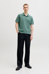 Jack & Jones Cotton short sleeve polo shirt Dark green