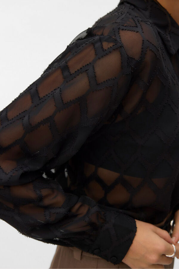 Vero Moda Camisa con estructura Negro