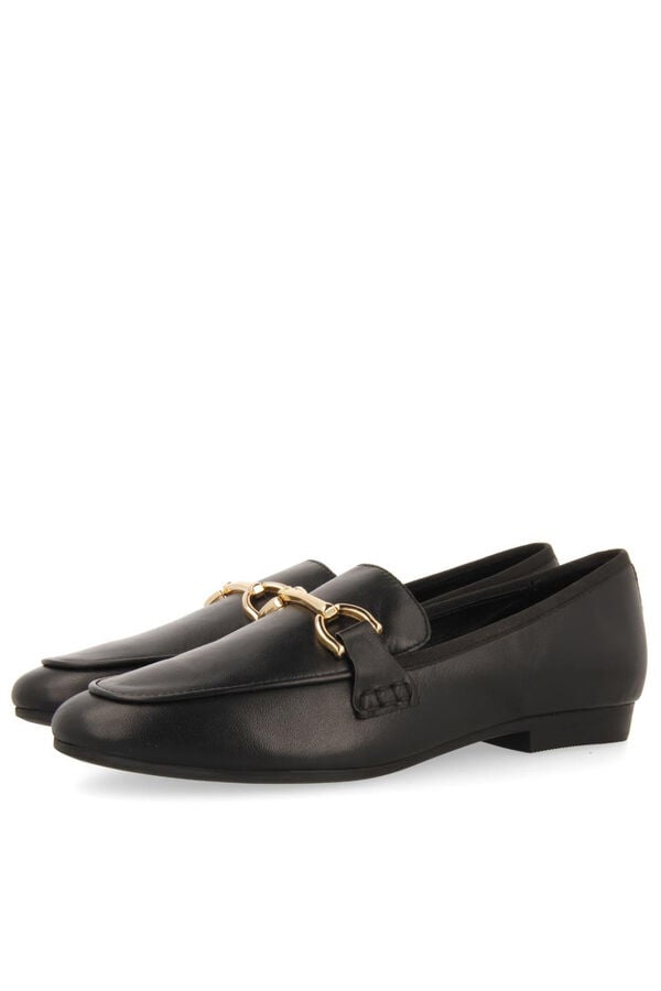 Gioseppo Mocassins de pele Preto