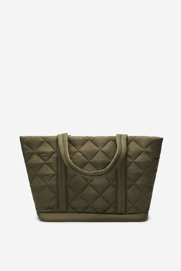 Cortefiel logo de nylon para compras gr Verde