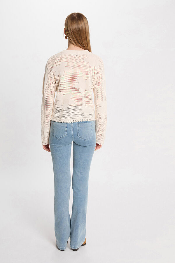 Morgan Jeans boot-cut de cintura alta Azul