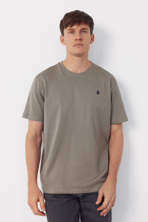 Cortefiel Camisola básica com bolso Verde