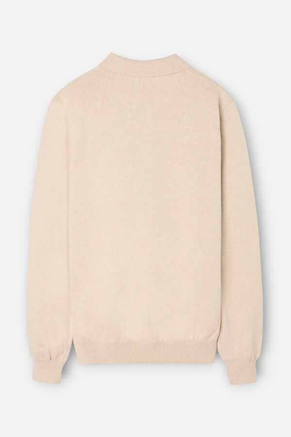 Silbon Camisola de gola polo Tostado