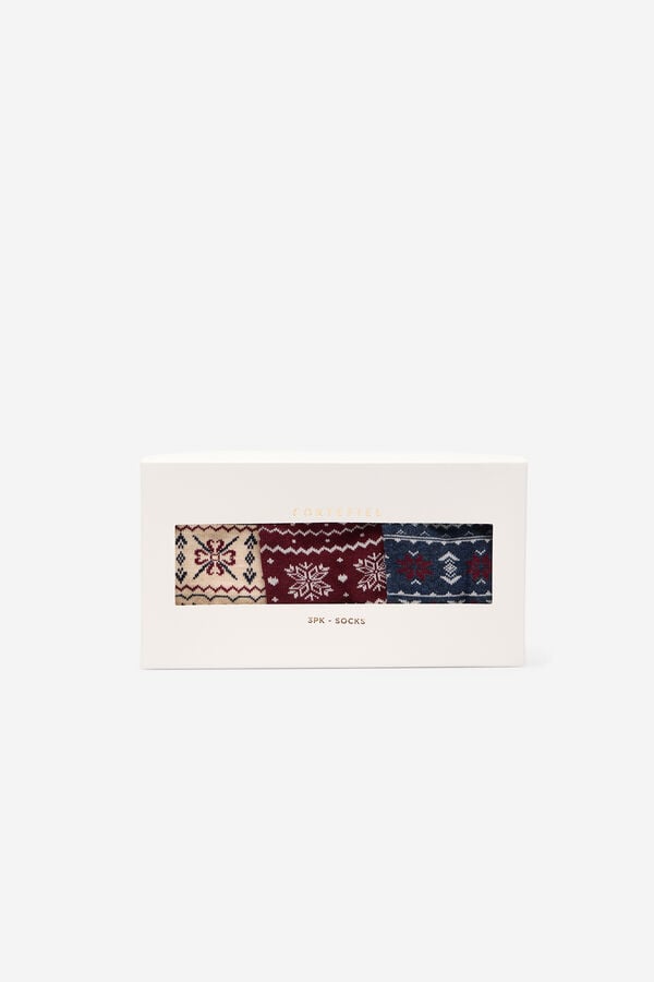 Cortefiel Christmas socks pack Multicolour