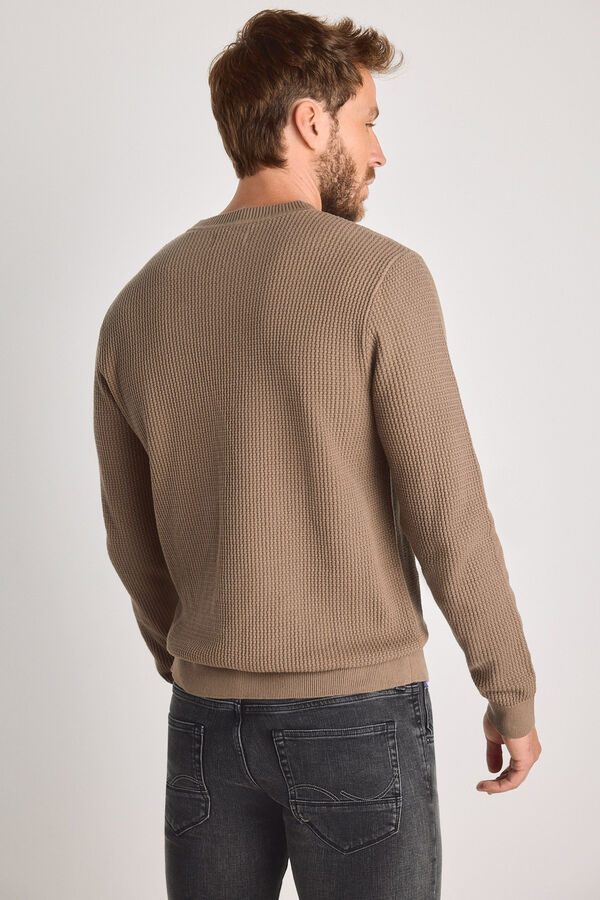 Jack & Jones Camisola regular em algod&atilde;o org&acirc;nico Cinzento