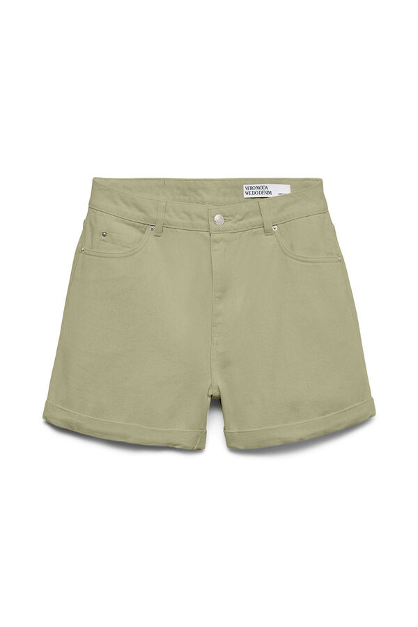 Vero Moda Cal&ccedil;&otilde;es de ganga com bainha Verde