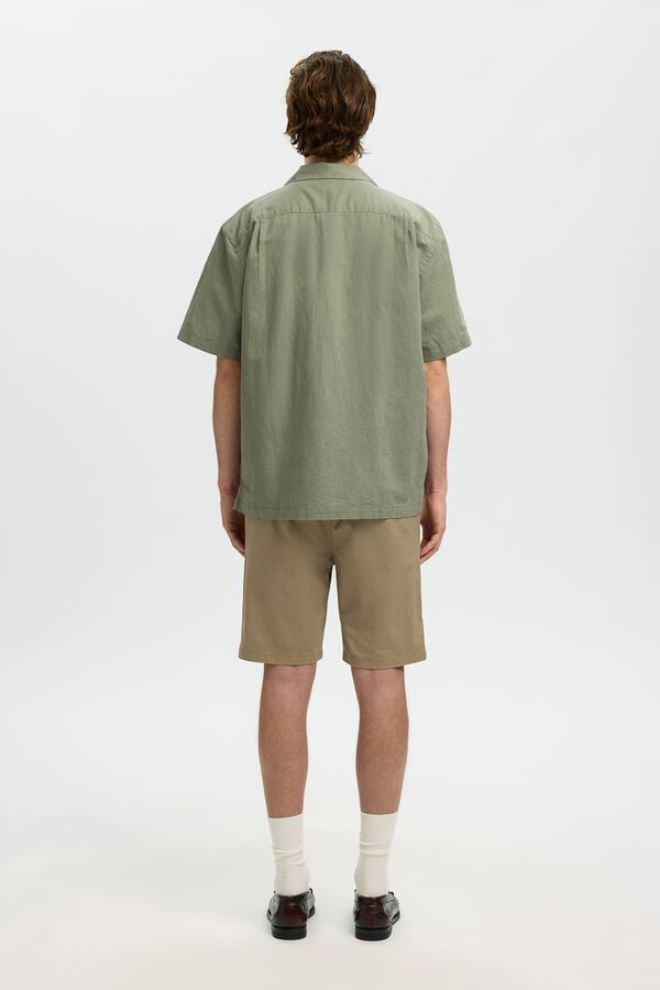 Selected Camisa de manga curta Verde