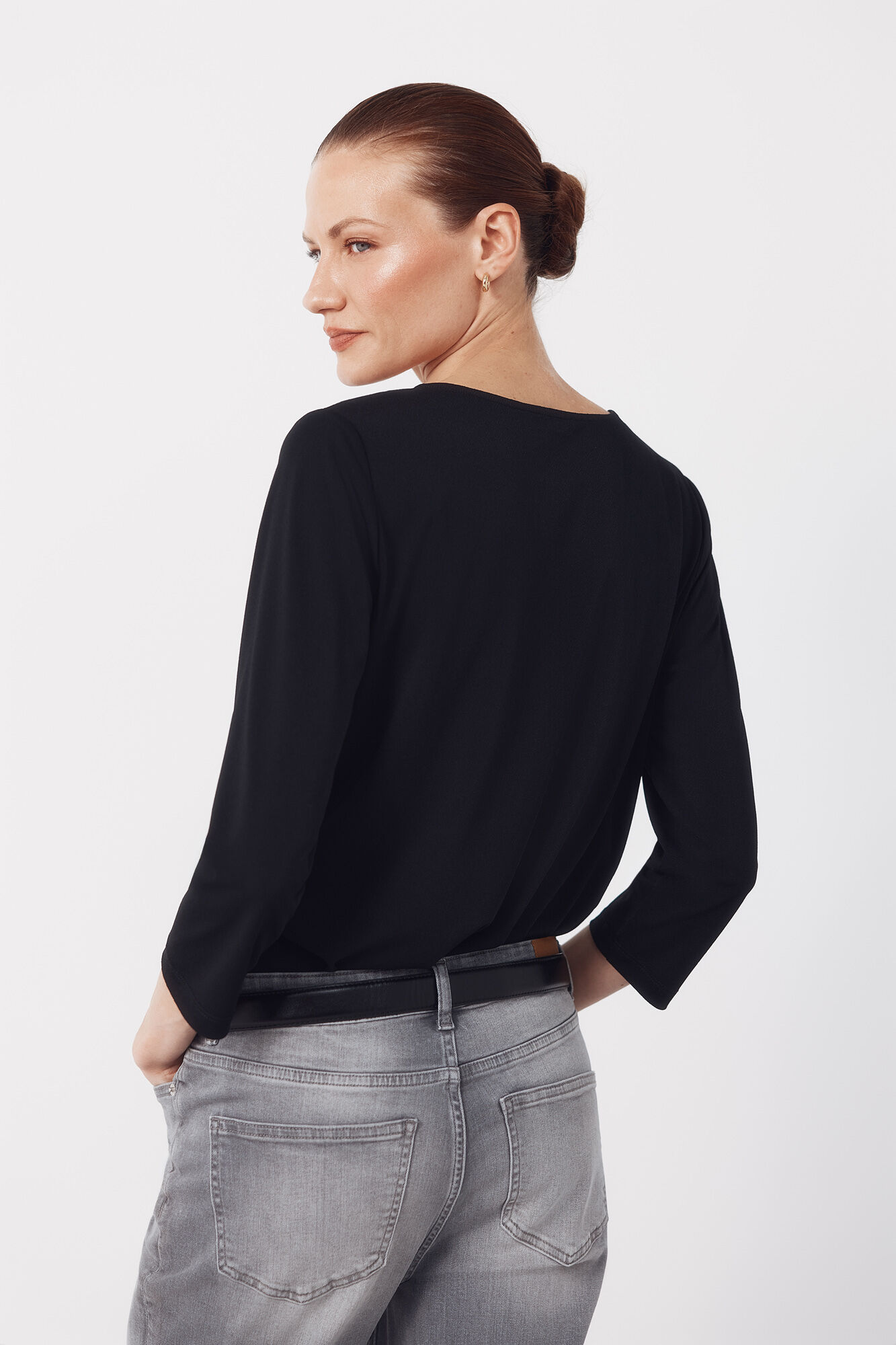 Cortefiel V- neckline top with buttons