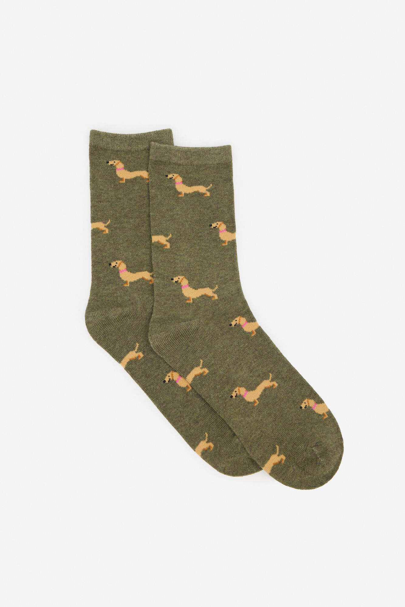Cortefiel Dachshund long sock