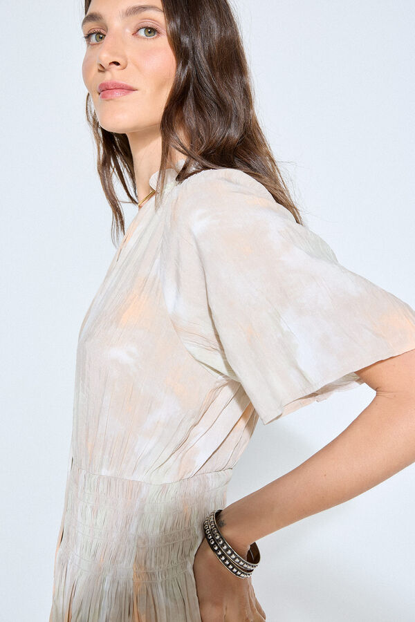 Slowlove Vestido longo tie-dye Impressão