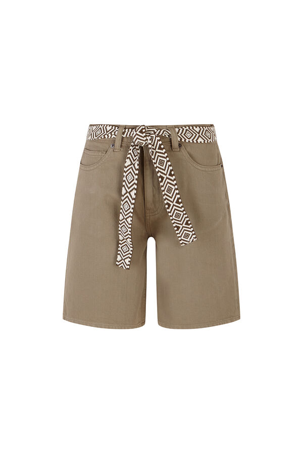 Cortefiel Denim Bermuda shorts Kaki