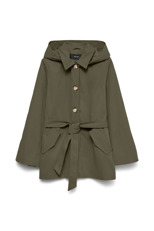 Vero Moda Gabardina midi Verde