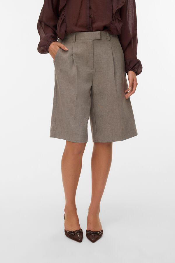 Vero Moda Bermuda de vestir Cinzento