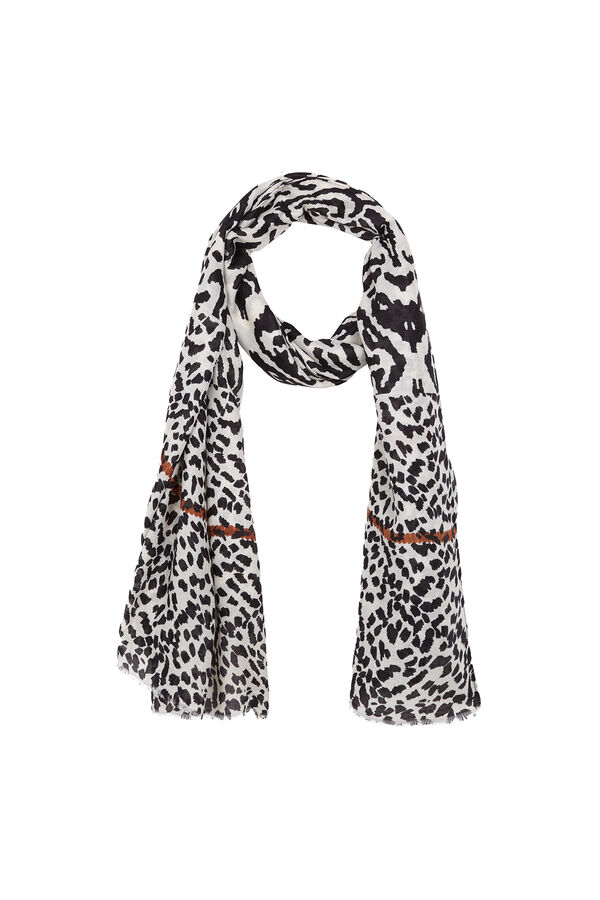 Cortefiel Fular &eacute;tnico Negro