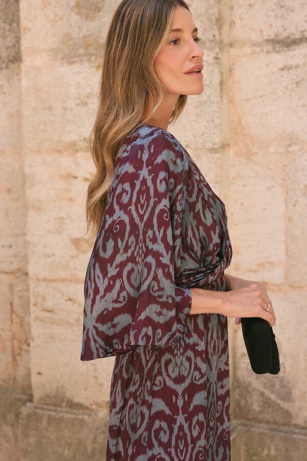 Pol&iacute;n Et Moi Vestido de convidada Artemisa Granada