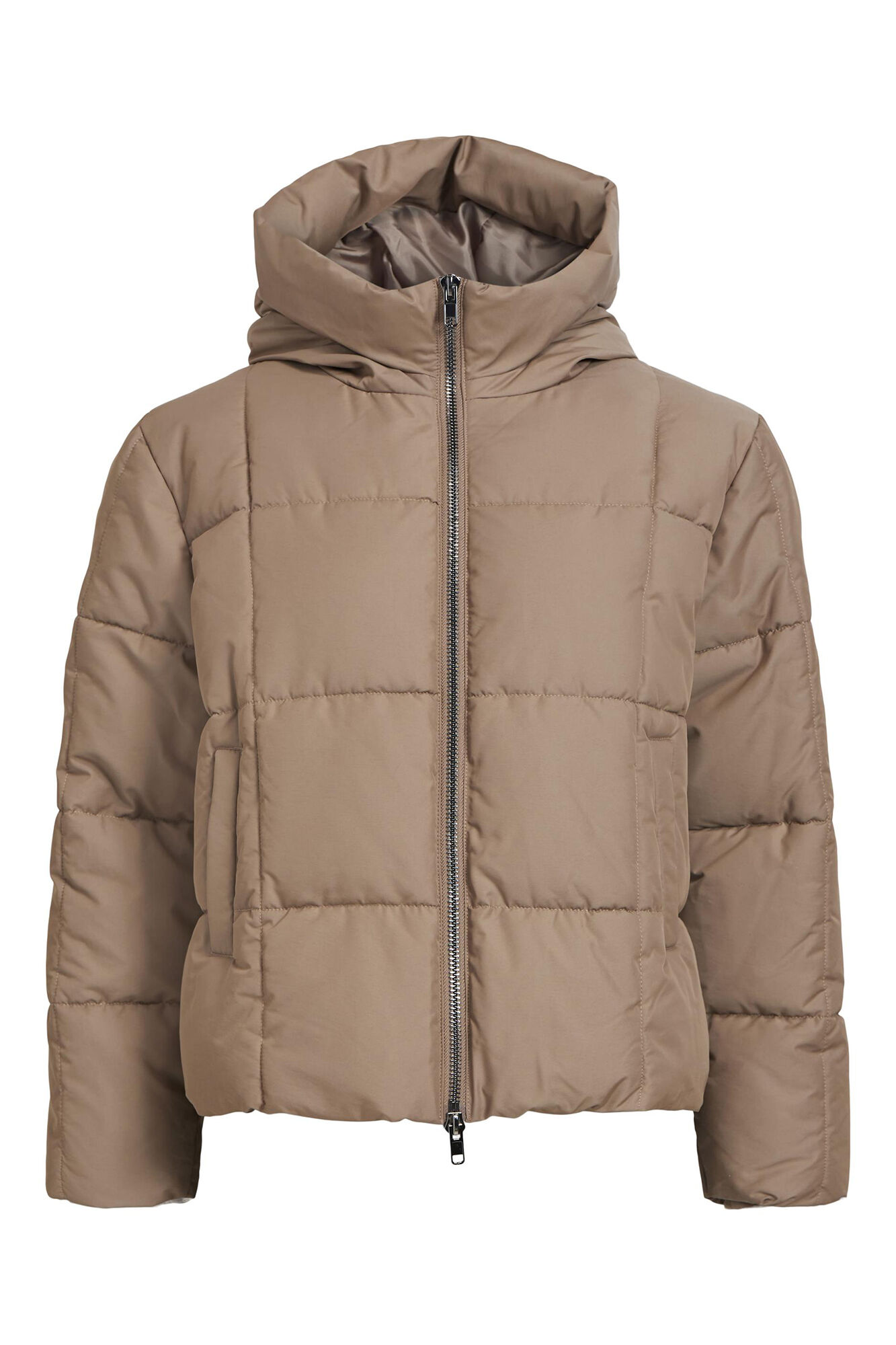 Cropped quilted jacket Women s jackets Cortefiel
