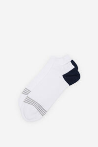 Cortefiel Coolmax ankle socks White
