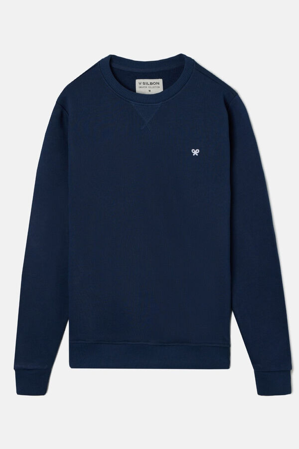 Silbon Sweatshirt Silbon minilogo Azul
