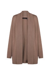 Cortefiel Chaqueta cuello chal Beige