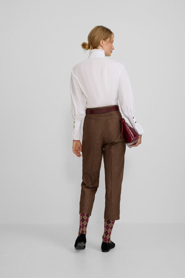 Silbon Camisa com detalhe de punho Branco