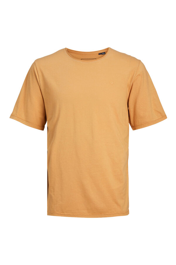 Cortefiel Plain T-shirt Beige
