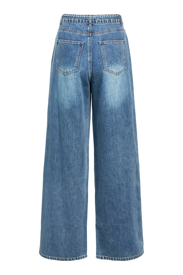 Object Calça fluidas Tencel Azul