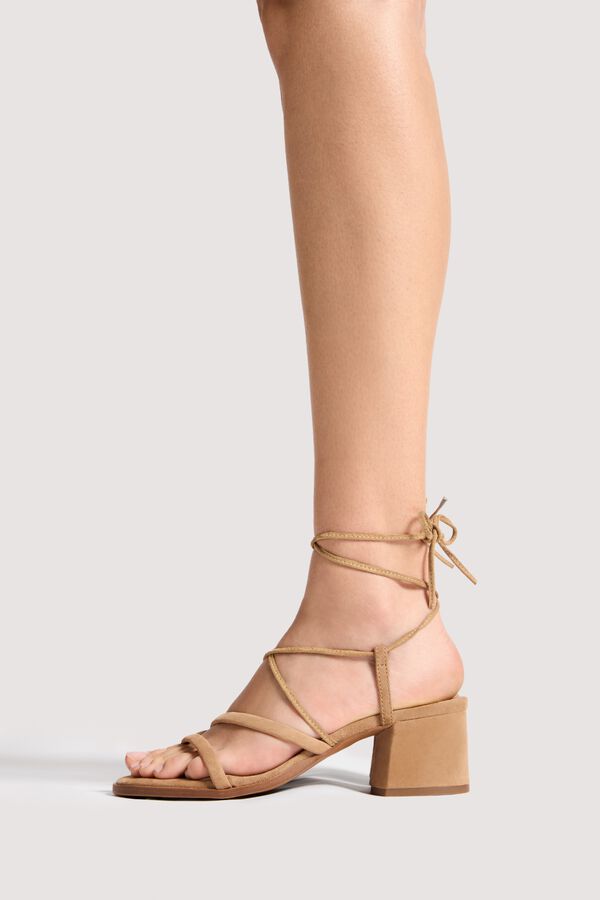 Bryan Stepwise Sand&aacute;lia de salto largo Castanho