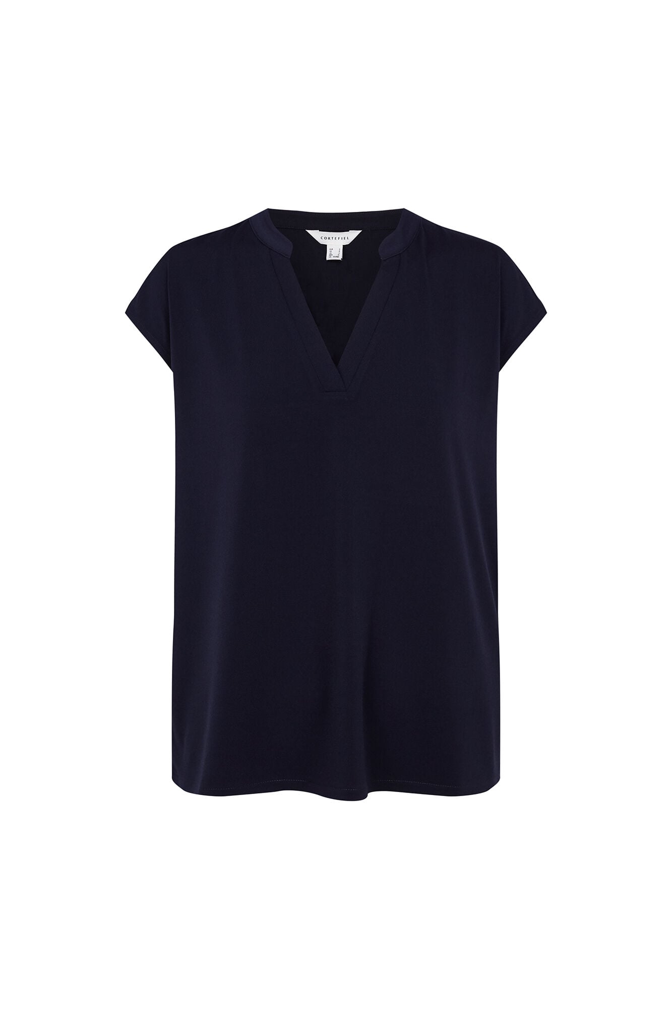 Cortefiel Basic stand-up collar T-shirt