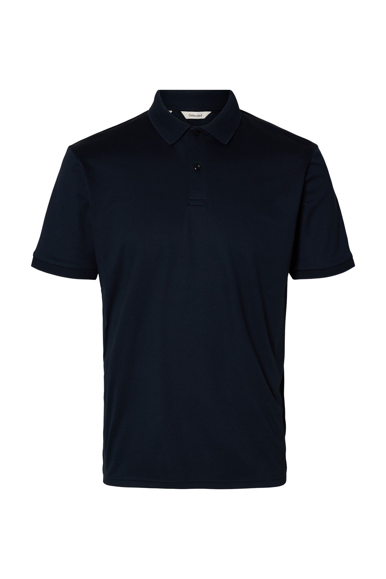Selected Polo b&aacute;sico em piqu&eacute;