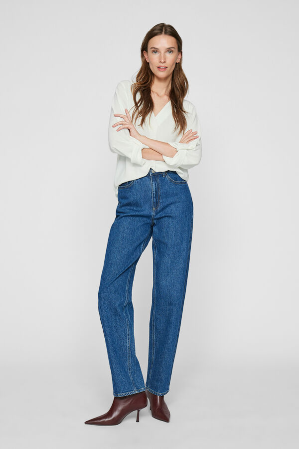 Vila blusa manga 3/4 Branco