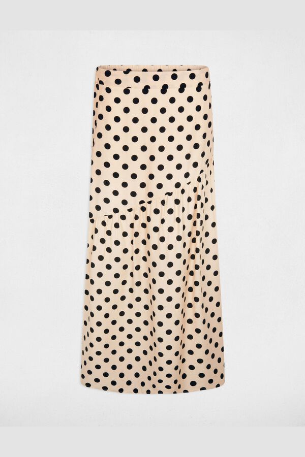 Morgan Fitted long skirt Multicolour