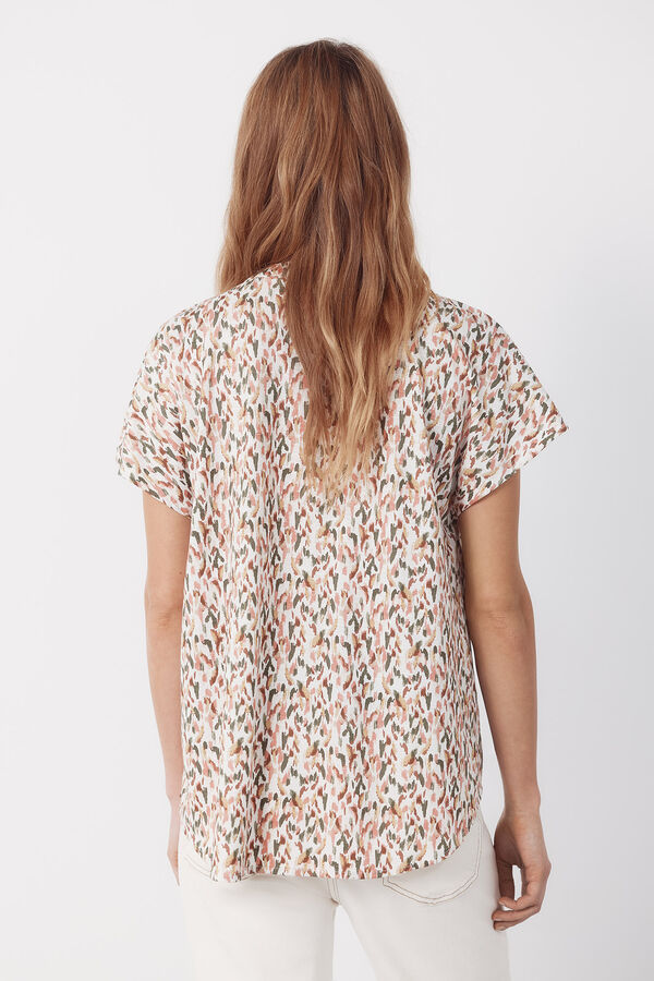 Cortefiel Blusa confort Multicolor