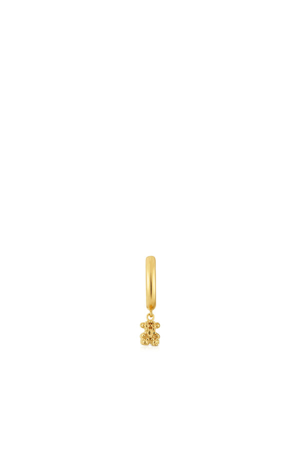 Tous Brinco de argola curto simples Dourado
