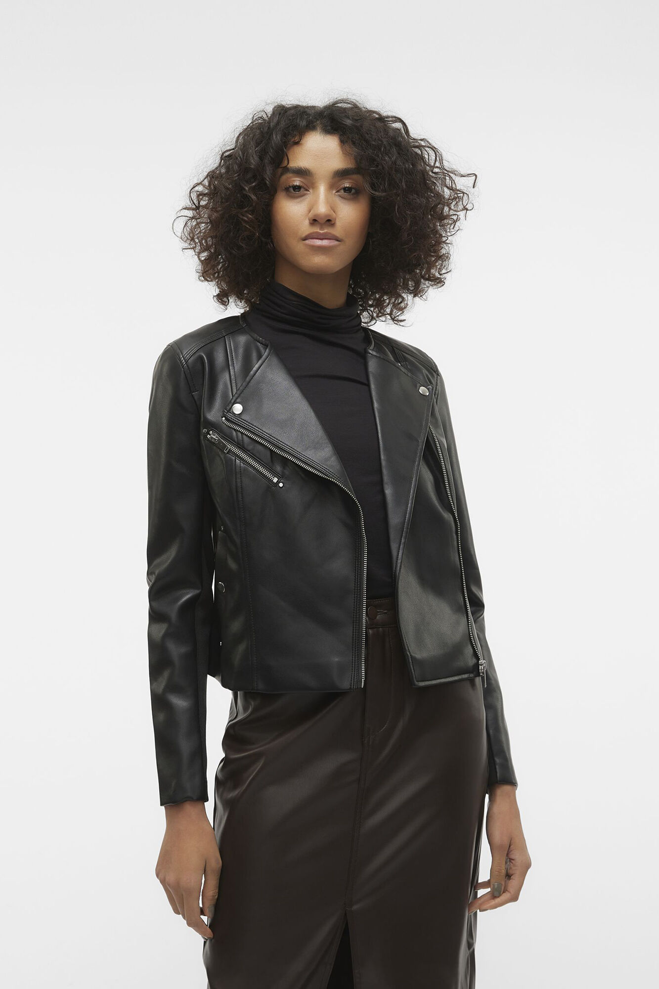 Cortefiel deals leather jacket