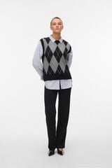 Vero Moda Colete de malha diamante  Preto