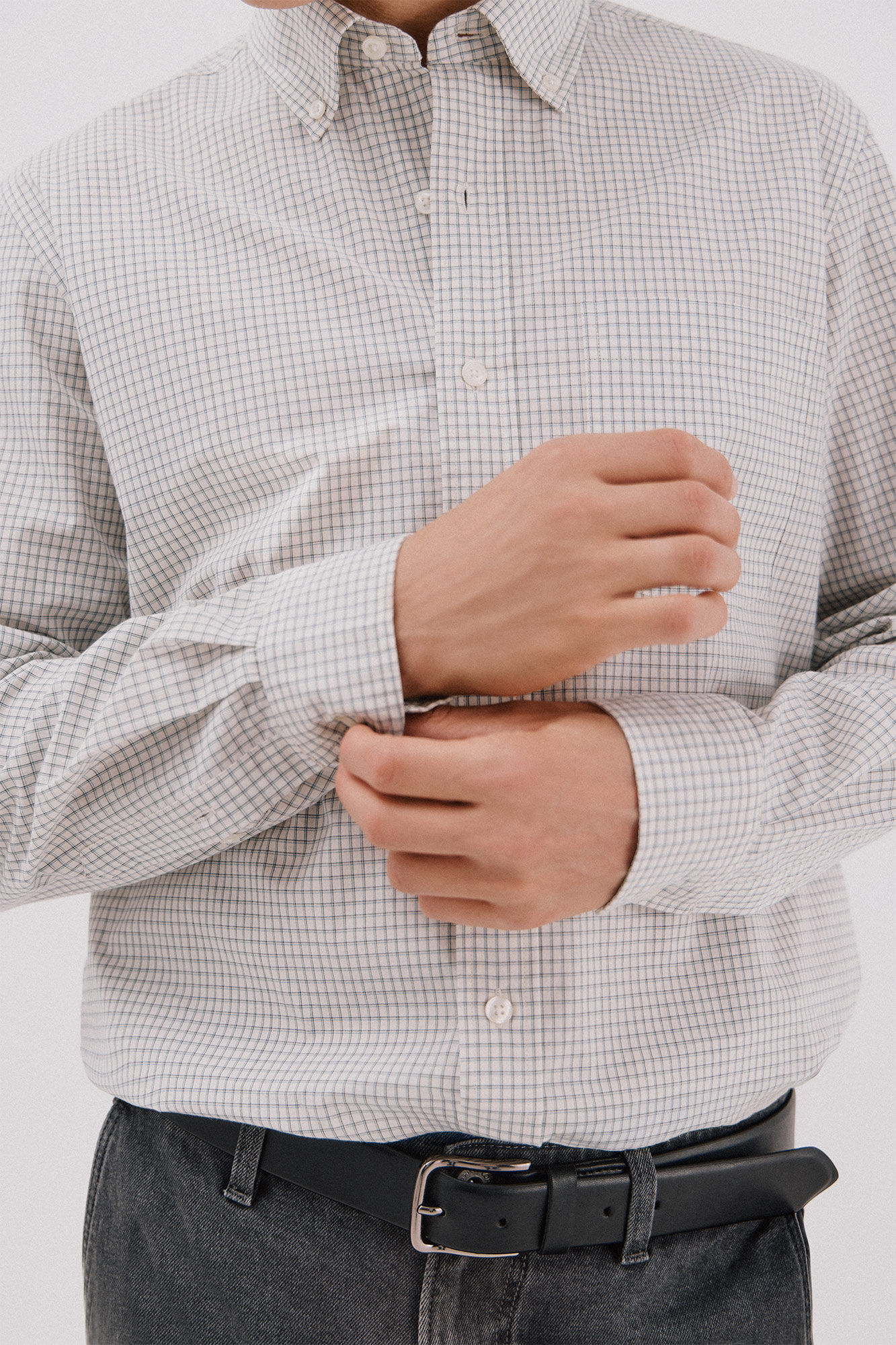 Cortefiel Checked poplin shirt