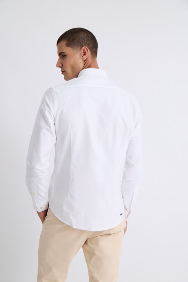 Williot Camisa Oxford Slim Branco