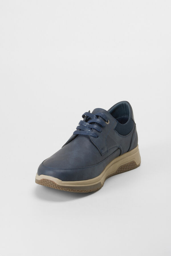 Comfeet Sapato blucher de basalto COMFEET Azul