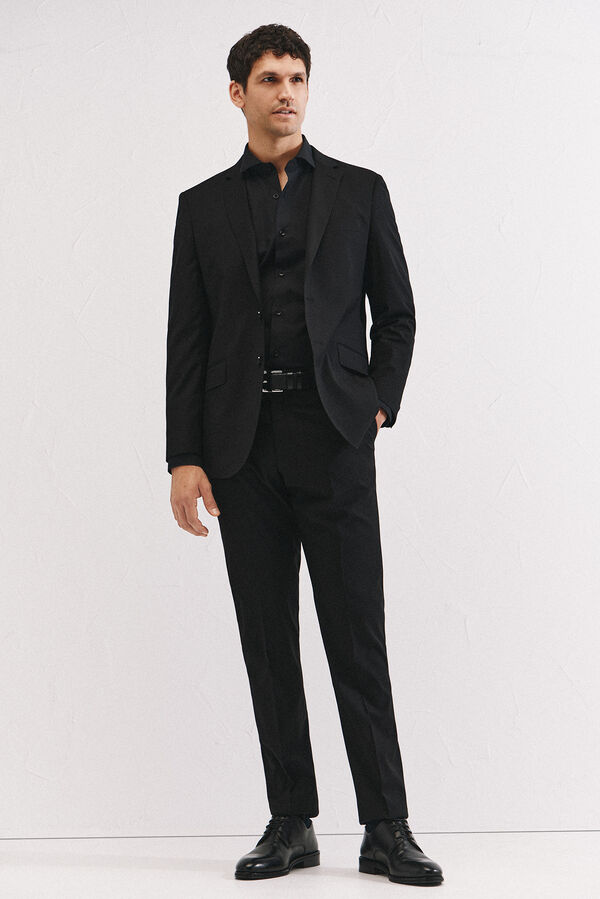 Cortefiel Black trousers series xxi Black