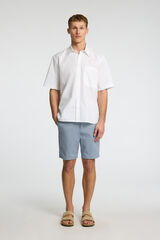 Selected Bermuda estilo chino Slim Fit Azul