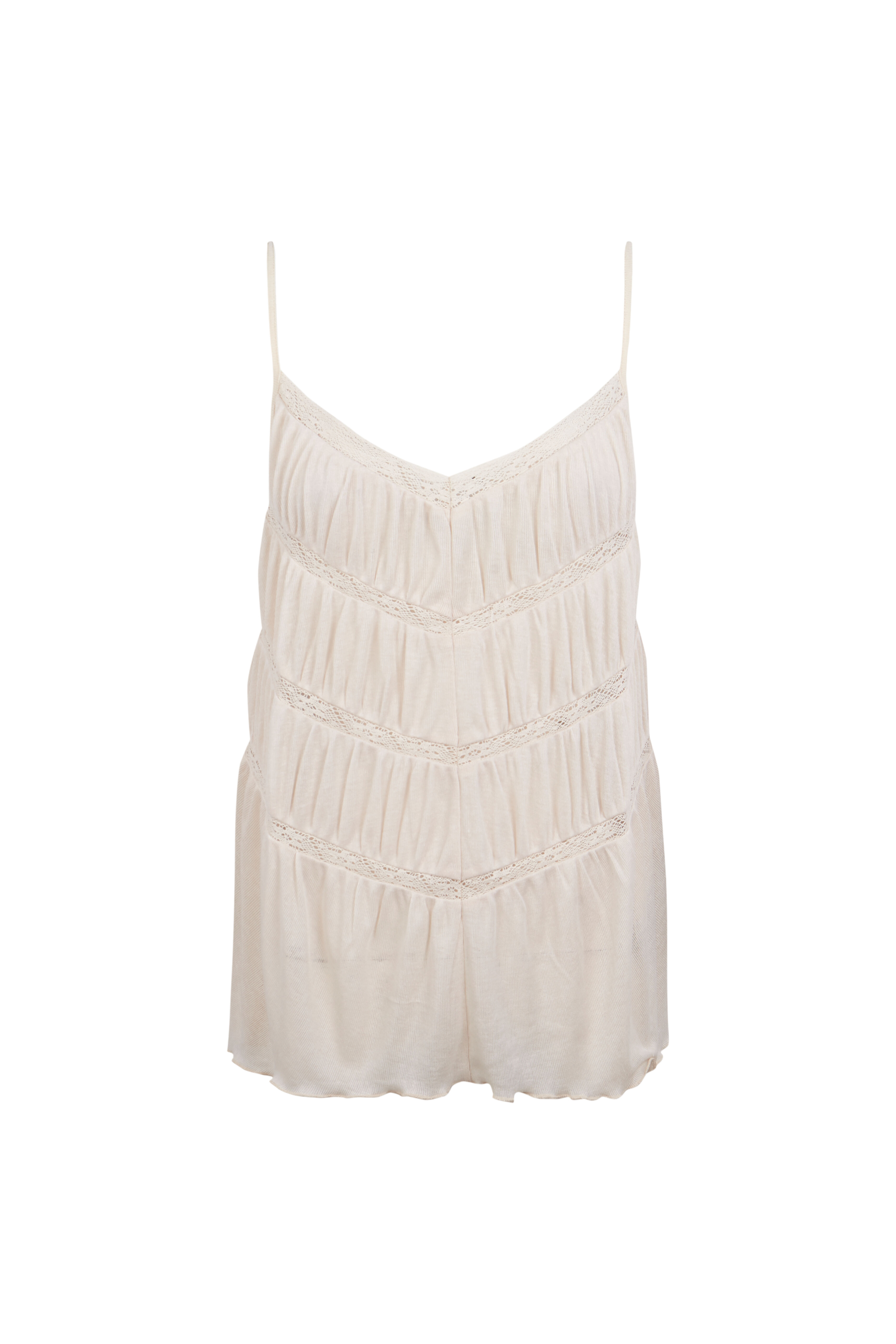 Slowlove Top tirante frunces