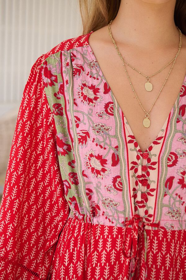 Jaase Vestido comprido Teresa Vermelho