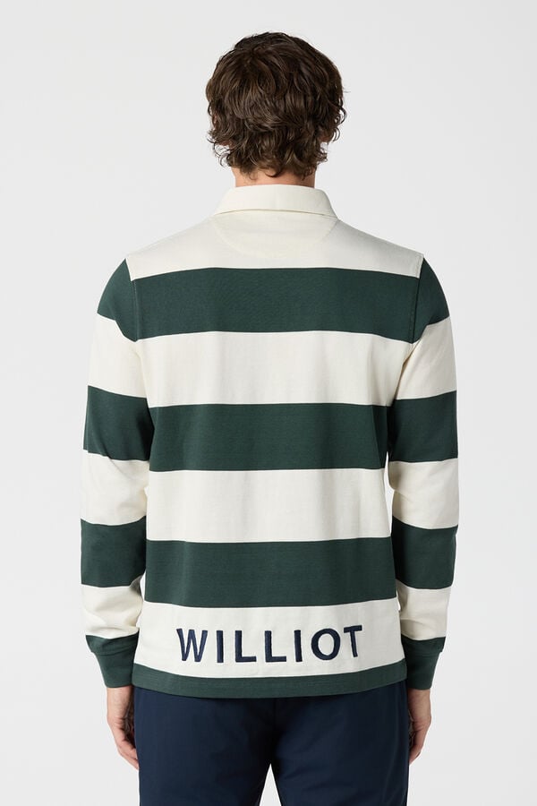 Williot Polo de riscas Verde