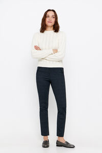 Cortefiel Ponte Roma trousers Printed blue