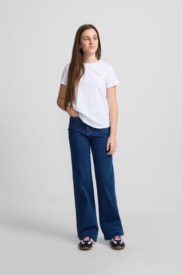 Silbon Camiseta smile colores Blanco