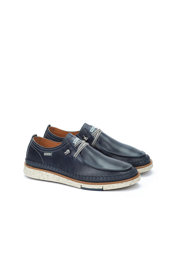 Pikolinos Zapatos de cordones con cierre el&aacute;stico Azul oscuro